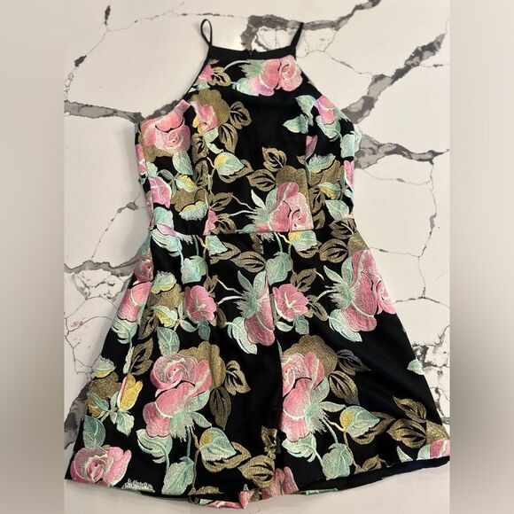 Dress the Population Black Ella Romper Small - Picture 1 of 4